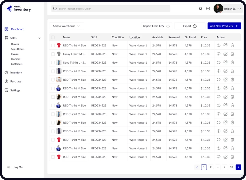 effortless sales order management​