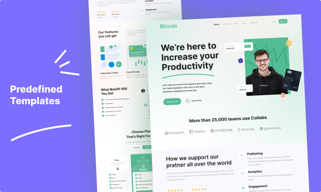 partners Predefined Templates